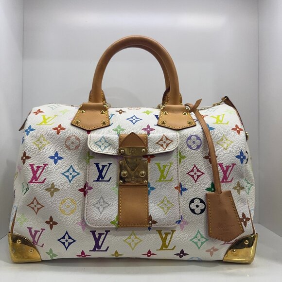 LV Multicolor White Speedy 30 – Takashi Murakami Limited Edition